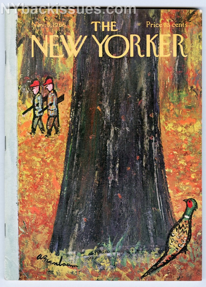 New Yorker magazine November 5 1966 Bertolt Brecht profile by Hannah Arendt