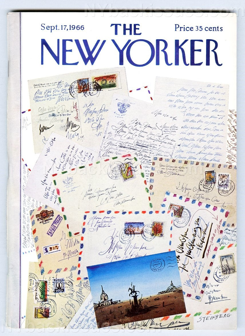 New Yorker magazine September 17 1966 Saul Steinberg John Updike Rudolf Bing Nancy Hale VF