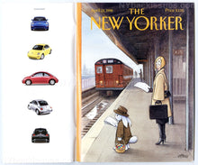 Load image into Gallery viewer, New Yorker magazine April 13 1998 Easter Bunny subway Garry Shandling NM
