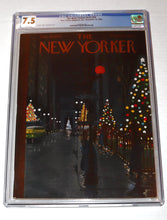 Load image into Gallery viewer, New Yorker magazine December 10 1955 NYC Xmas tree night CGC 7.5 VERY FINE- WOW
