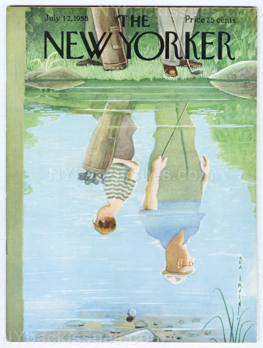 New Yorker magazine July 12 1958 S J Perelman Elizabeth Spencer golf VFNM