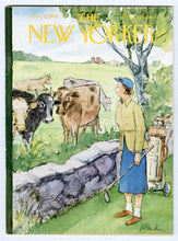 Load image into Gallery viewer, New Yorker magazine June 11 1955 golf course woman Geoffrey T Hellman
