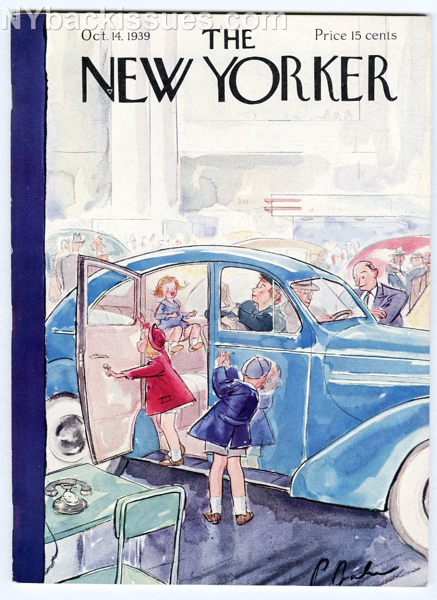 New Yorker magazine October 14 1939 H L Mencken Katherine Mansfield VFNM