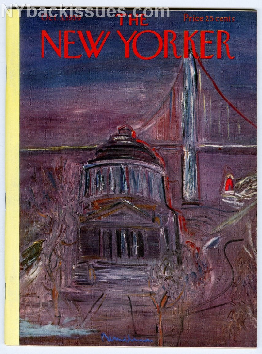 New Yorker magazine October 3 1959 Ludwig Bemelmans Ivar Kruger VFNM