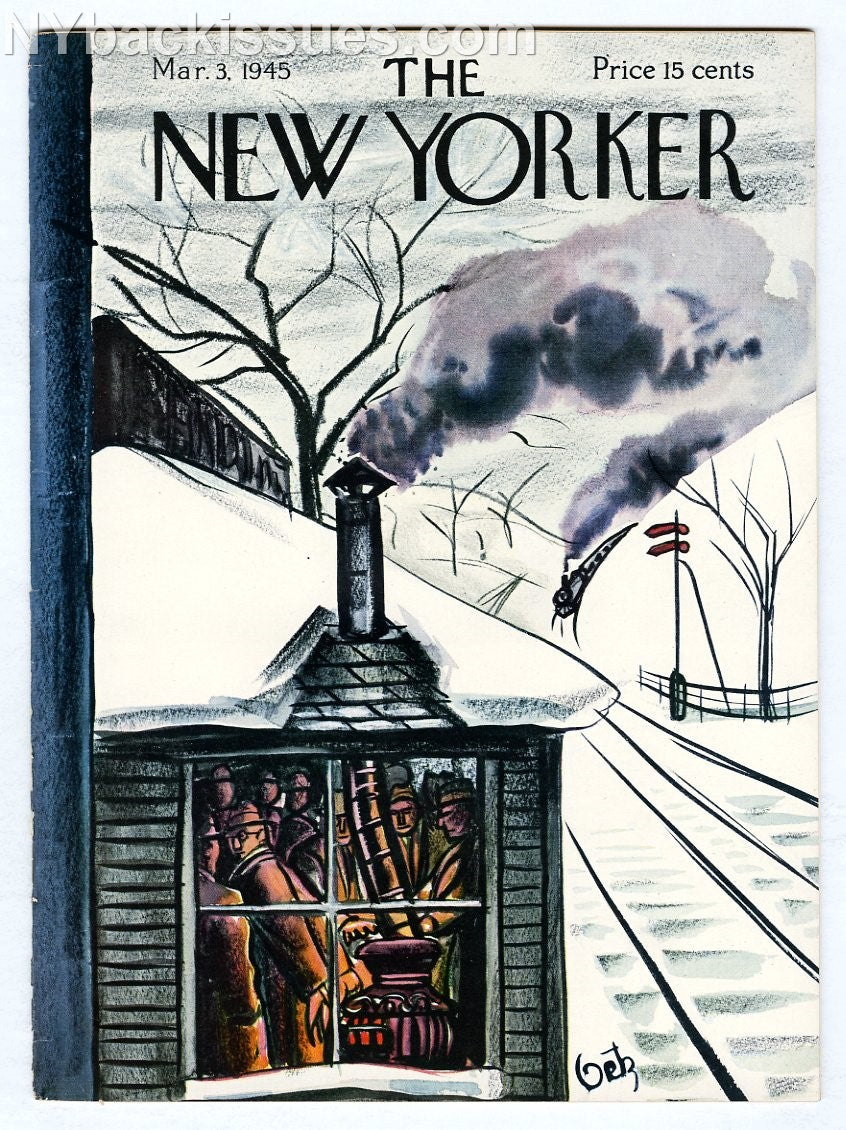 New Yorker magazine March 3 1945 Vladimir Nabokov John Andrew Rice FINE