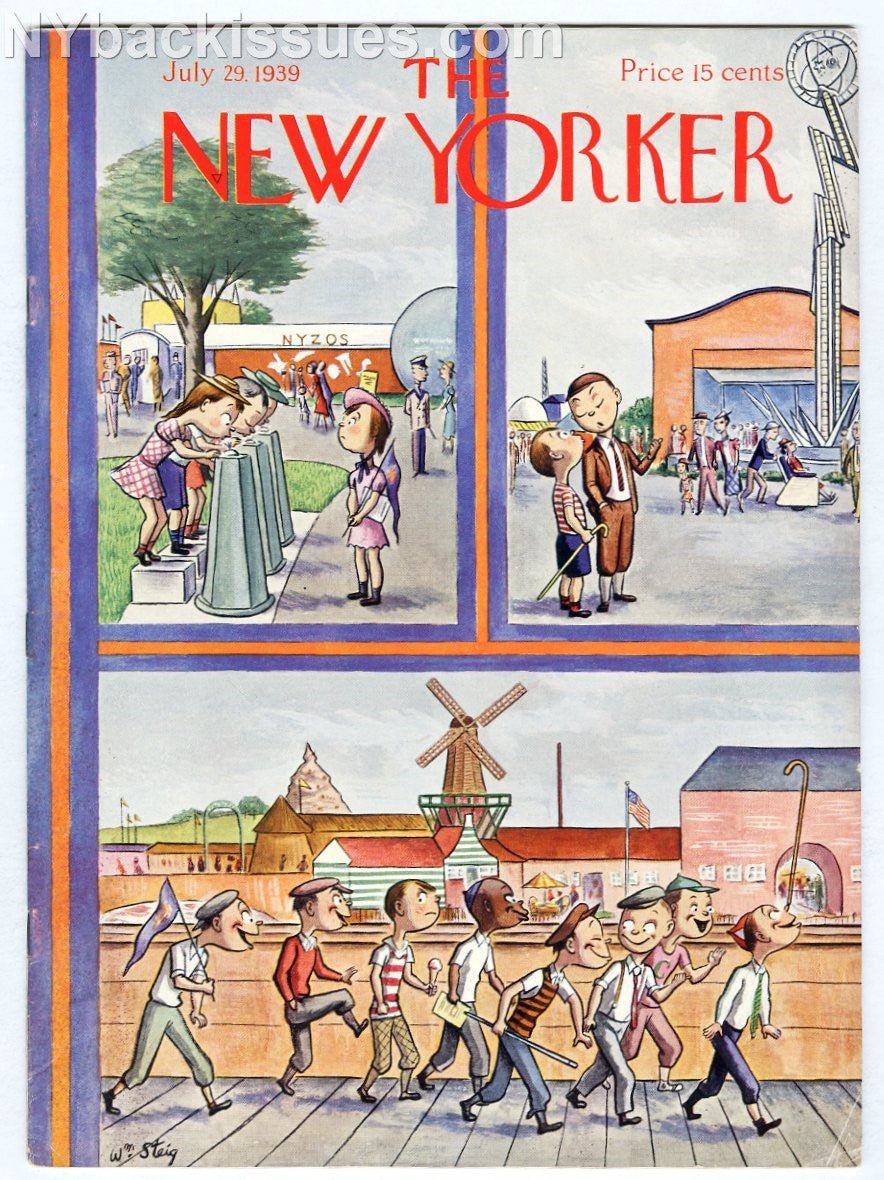 New Yorker magazine July 29 1939 James Thurber Fables Joseph Mitchell Morris Bishop