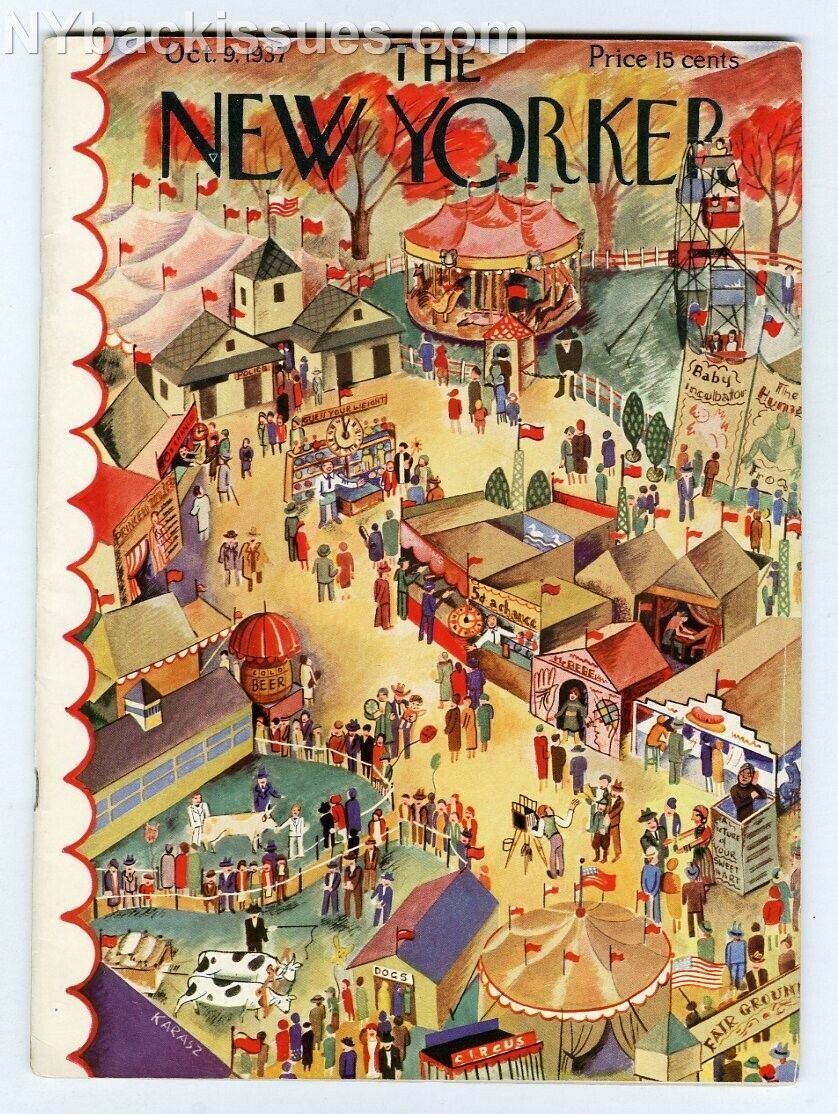 New Yorker magazine October 9 1937 William Maxwell Whitman Armitage