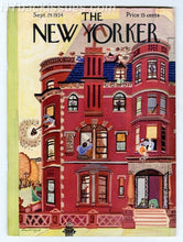 Load image into Gallery viewer, New Yorker magazine September 29 1934 NYC brownstone James Thurber Hannah Lees
