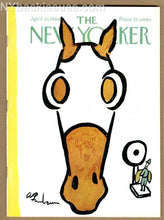 Load image into Gallery viewer, New Yorker magazine April 30 1966 race horse Frank O&#39;Connor NEAR MINT
