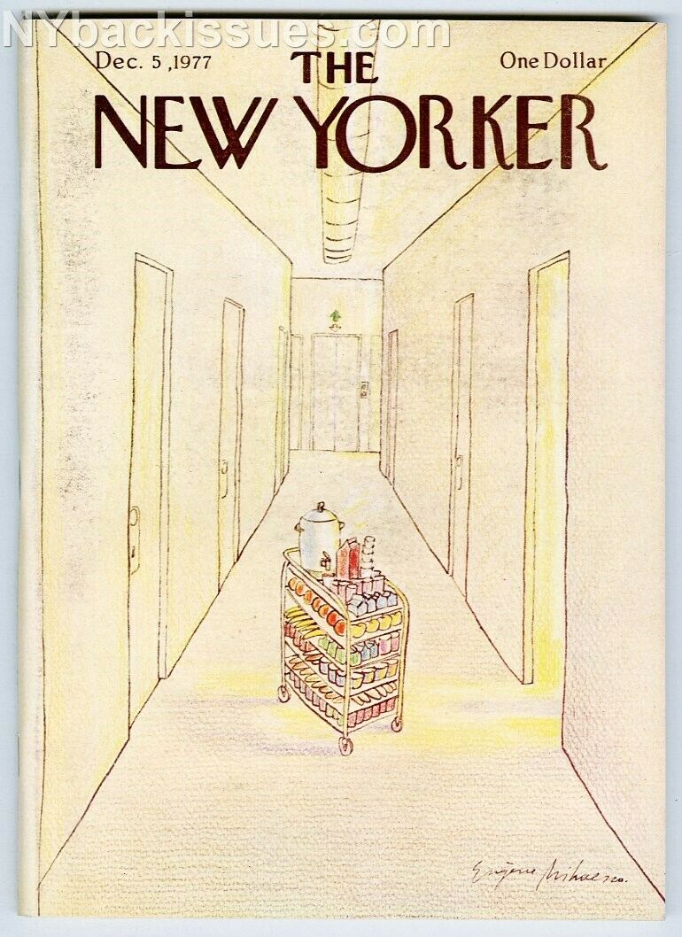 New Yorker magazine December 5 1977 Backgammon Paul Magriel vs George Plimpton