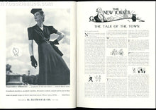 Load image into Gallery viewer, New Yorker magazine September 3 1938 William Maxwell Ben Ames Williams  FINE
