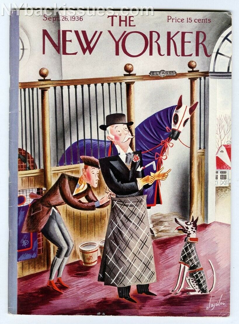 New Yorker magazine September 26 1936 Charles O'Neill Frank Sullivan FINE