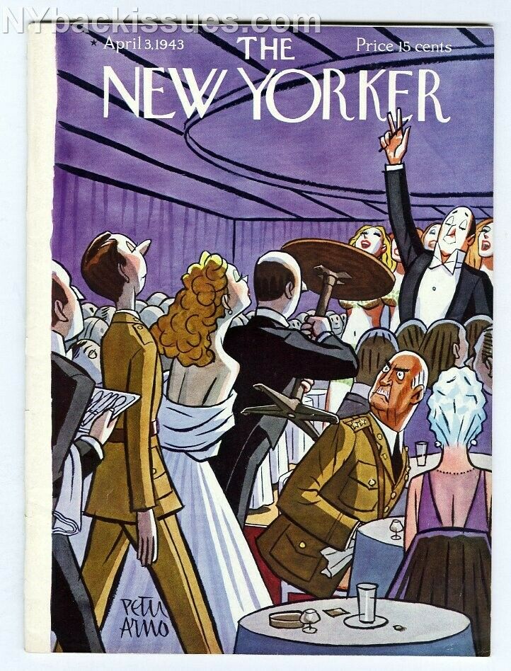 New Yorker magazine April 3 1943 Theodore Roethke Grace Flandrau E B White