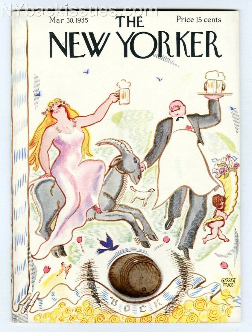 New Yorker magazine March 30 1935 Robert Benchley Clarence Day VFNM