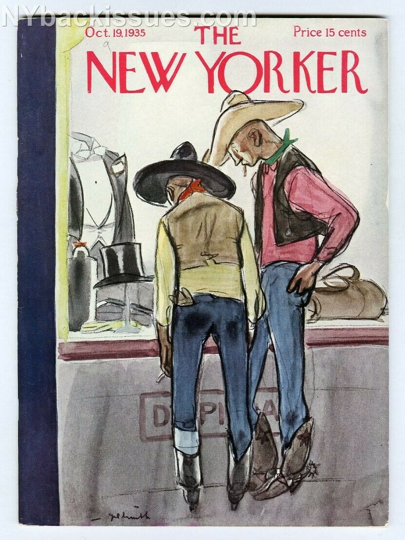 New Yorker magazine October 19 1935 Clarence Day Eunice Tietjens James Thurber