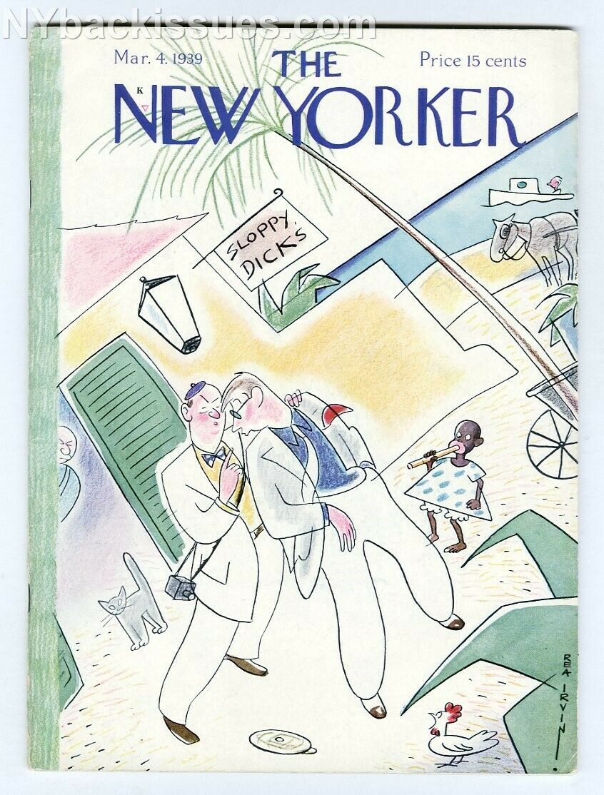 New Yorker magazine March 4 1939 S.J. Perelman Benedict Theilen FINE